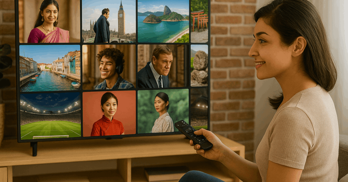 Principais apps de streaming de TV com conteúdo internacional