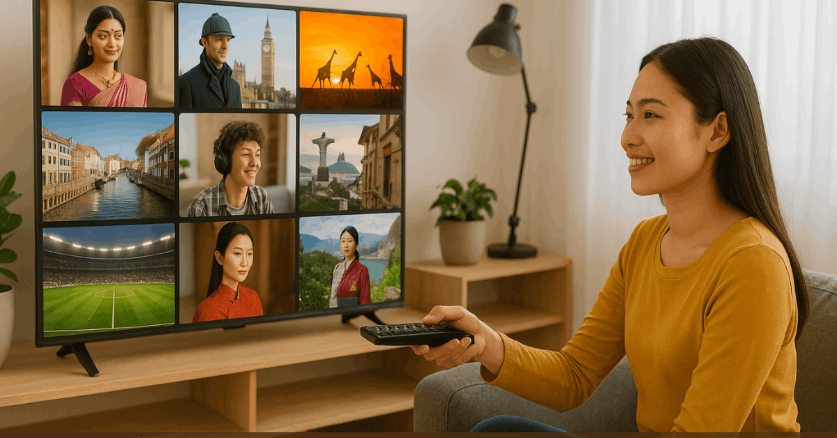 Principais apps de streaming de TV com conteúdo internacional