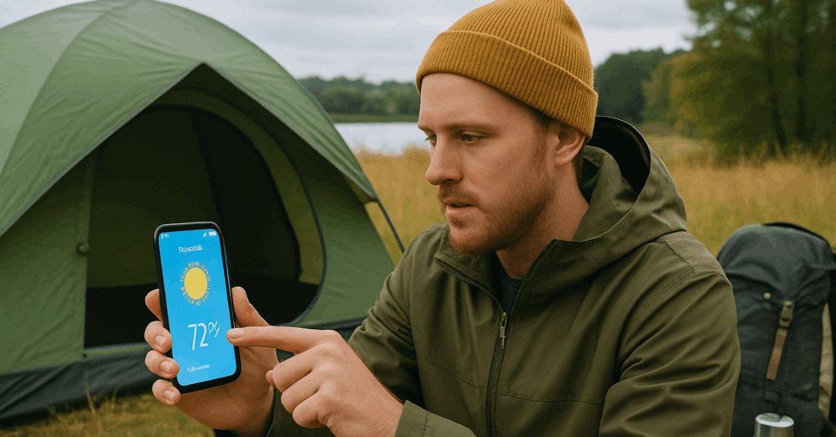 Melhores aplicativos de camping com trilhas e dados meteorológicos